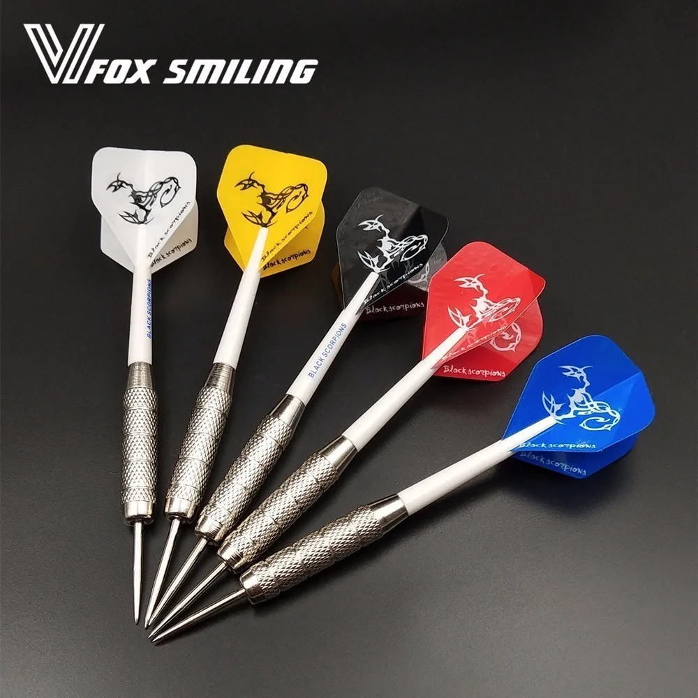 

3pcs 22g Professional Steel Tip Darts With Nylon Darts Shafts 5 Patterns Flights