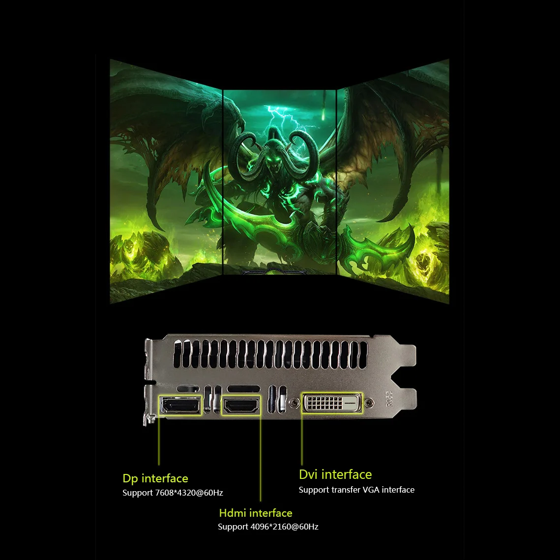 ASL GTX1050Ti Skynet Графика карты 4 Гб 128Bit Gddr5 Dp/Hdmi/Dvi 768 ядра Cuda 7008 МГц 7680X4320/60 Гц|Графические