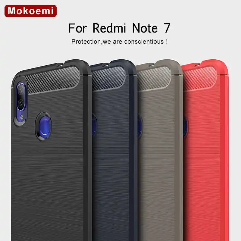 Mokoemi Fashion Shock Proof Soft Silicone 6 3 For Xiaomi Redmi Note 7 Case For Redmi