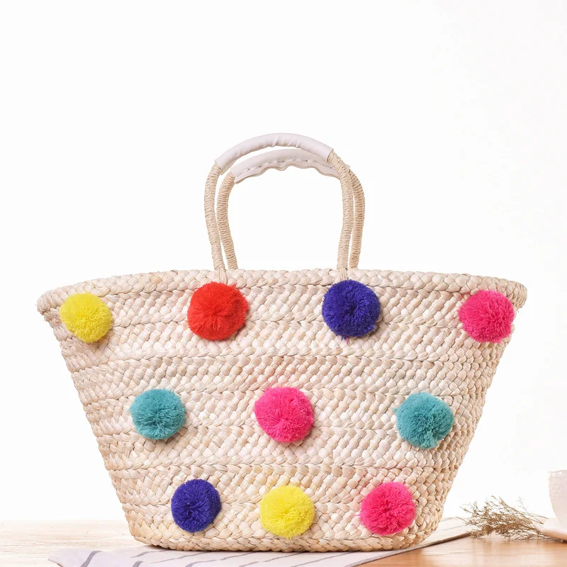 1 Feminina Borse 2019 Tote Borsa Spiaggia Mano Donne style Delle In Style Spalla Da Bolsa Rattan Di Fatti A Shopper 2 Carchi Paglia Estate wHd61Twq