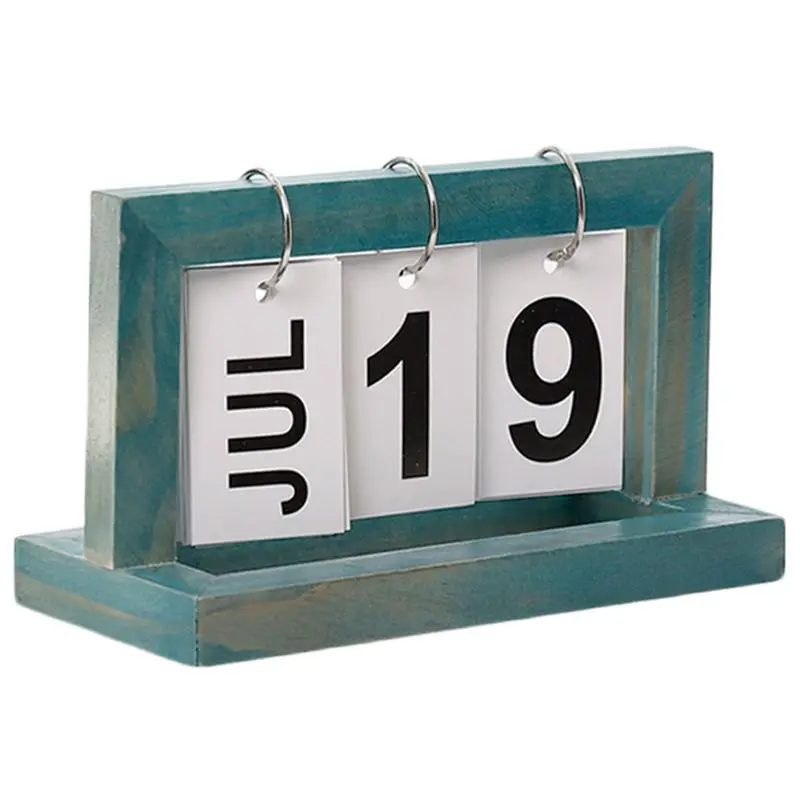

New-Vintage Style Perpetual Calendar Diy Calendar Crafts Office School Decoration