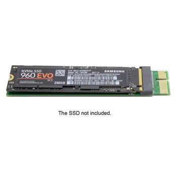 

CYSM NGFF M-key M key M.2 NVME AHCI SSD to PCIe PCI-E 3.0 1x x1 Vertical Adapter for XP941 SM951 PM951 960 EVO SSD