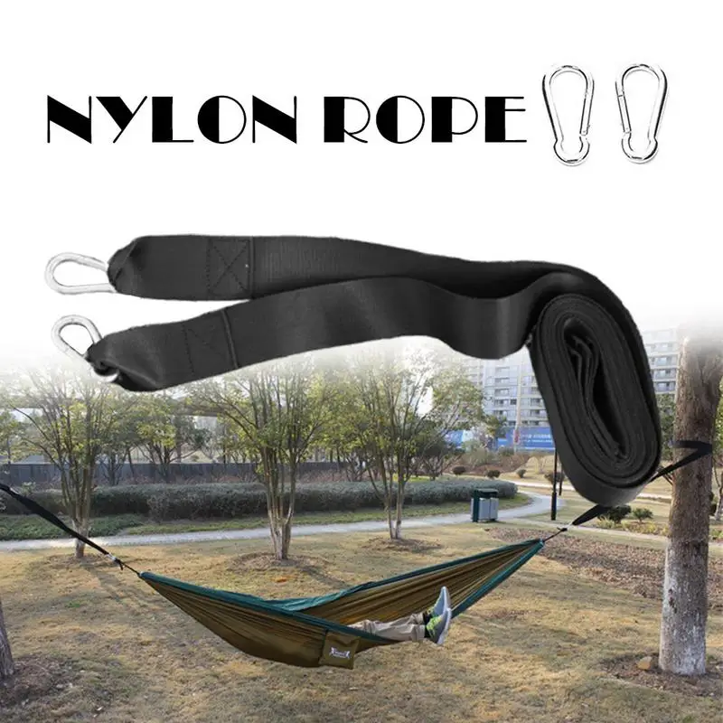 

Tree Swing Hanging Kit Hammock Straps Extra Long Capacity Outdoor Camping Hiking Hammock Hanging Belt Nylon Strap Hanger