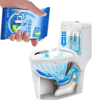 

New 5PCS Powerful Sink Drain Cleaners Toilet Bathtub Sewer Cleaning Powder Pipe Dredging The Kitchen Drain Cleaner Dropship