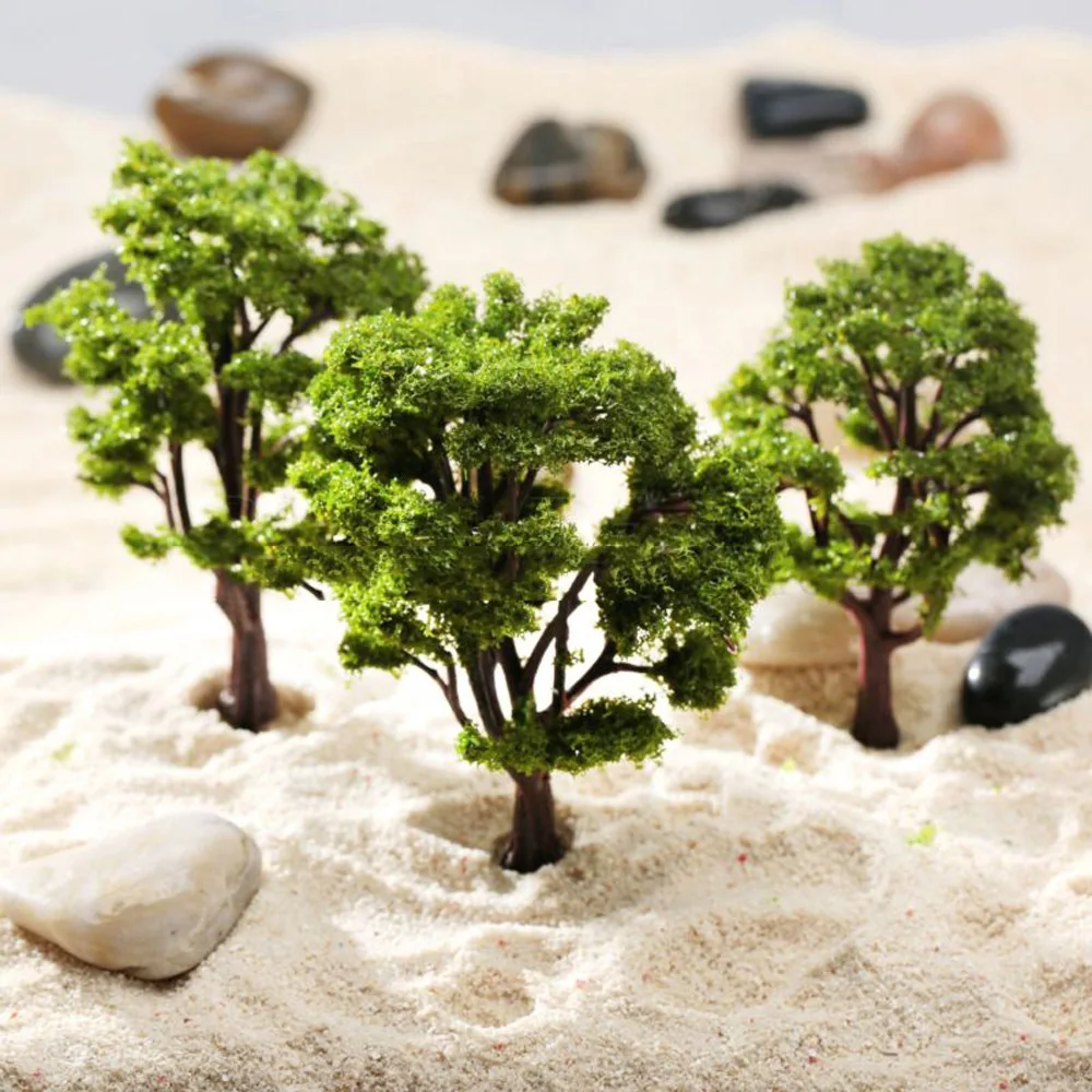 

10pcs Model Tree Layout Diorama Wargame Architecture Train Park-Garden Scenery