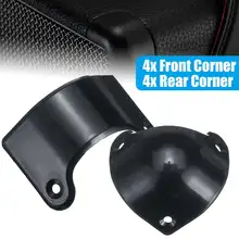 8 шт гитарный усилитель угловойой протектор для Marshall мг усилитель Черный гитарный усилитель Динамик шкаф спереди 4 xугол+ 4x задний угол