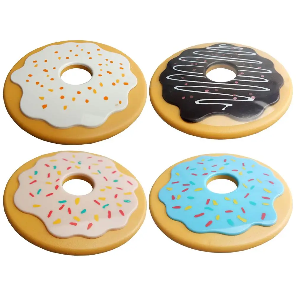 دونات على شكل قاعدة أكواب القهوة العزل منصات المفارش عدم الانزلاق مقاومة للحرارة المفارش طاولة طعام ديكور بوثولدير حصيرة