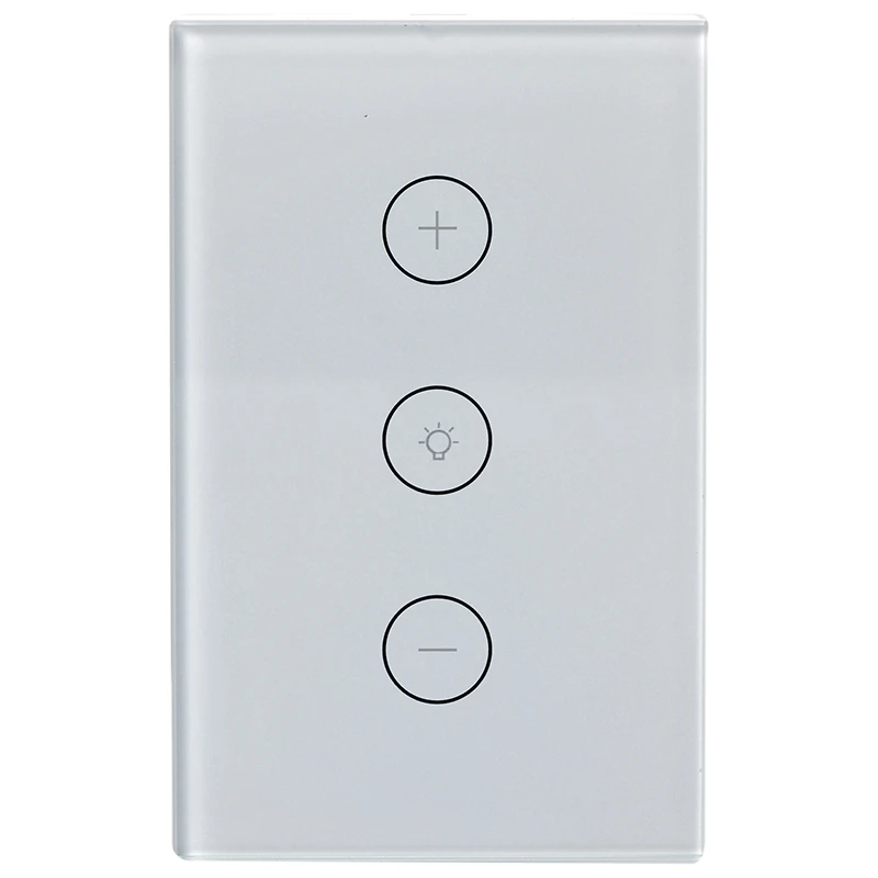 

Smart Light Stepless Dimmer American Standard Wall PressControl Wifi Light Switch With Alexa Google Assistant Ifttt