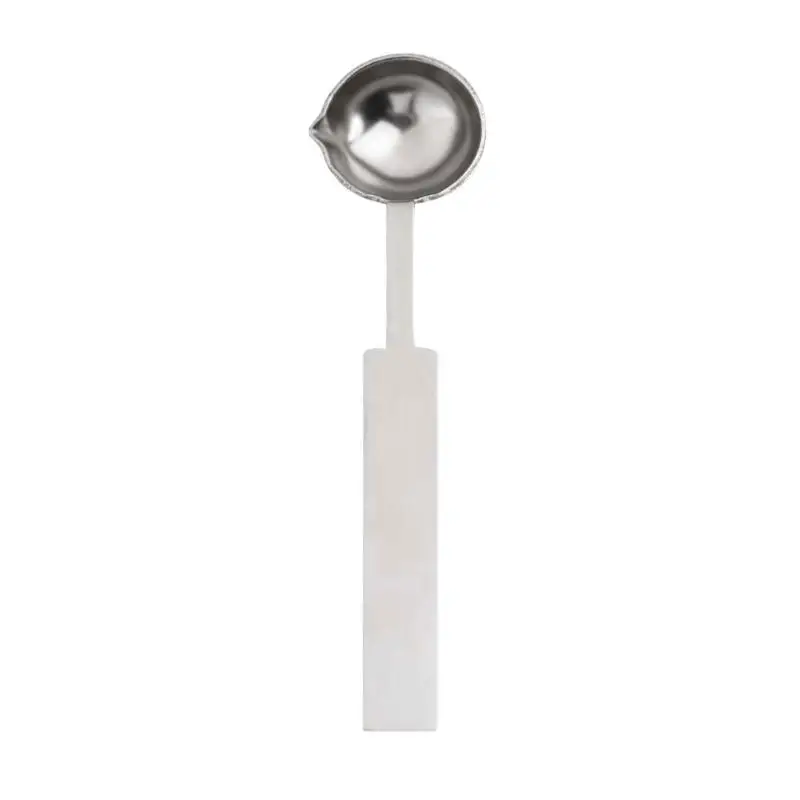 

25ml Stainless Steel Paint Wax Spoon Vintage DIY Sealing Stamp Wax Spoon
