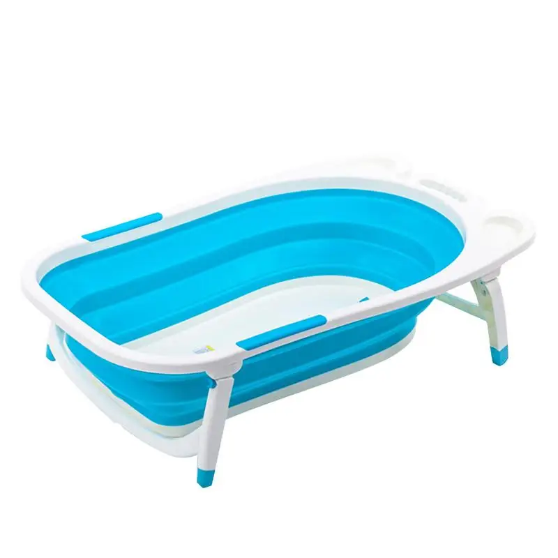 1pc Portable Bathtub Folding Bath Tub Child Pet Dog Tub Storage Basket Washing Bathroom Storage Shower Folding Bathtub Tools