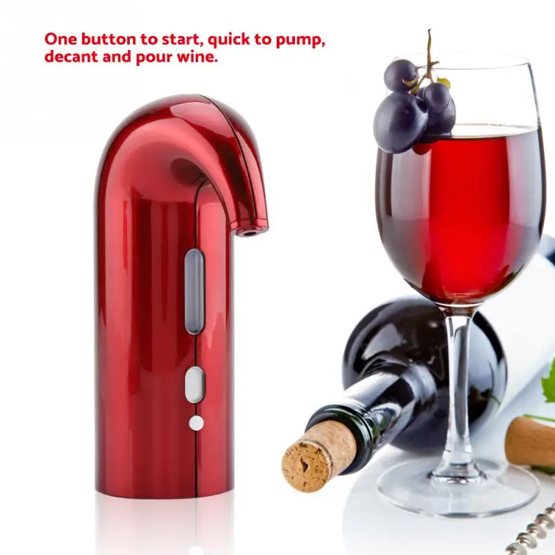 USB Rechargeable Multi Functional Electric Wine Aerator Automatic