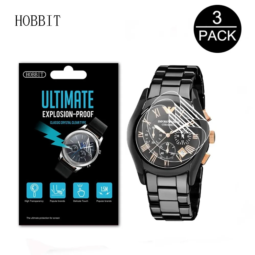 3Pack For Emporio Armani AR1410 AR1410 AR1462 AR1469 AR1485 AR1486 AR1487 Watch LCD Guard Explosion-Proof Screen Protector Film