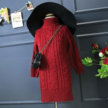 

Autumn And Winter New Product High Lead Children Girls Thickening Sweater Upper Garment