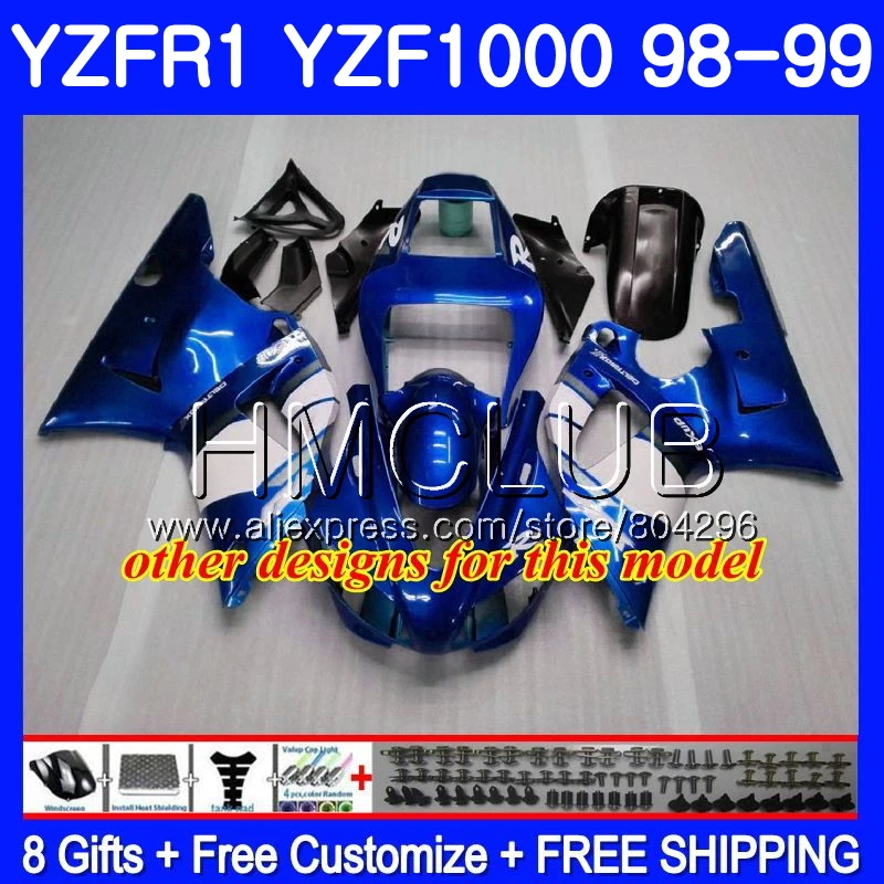 Обтекатели для YAMAHA YZF 1000 R 1 YZF1000 R1 98 99 Frame 107HM.8 YZFR1 оранжевые черные фотообтекатели