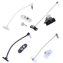 1 шт. дверной ограничитель для безопасности ребенка из нержавеющей стали оконный замок с тросом Catch Wire