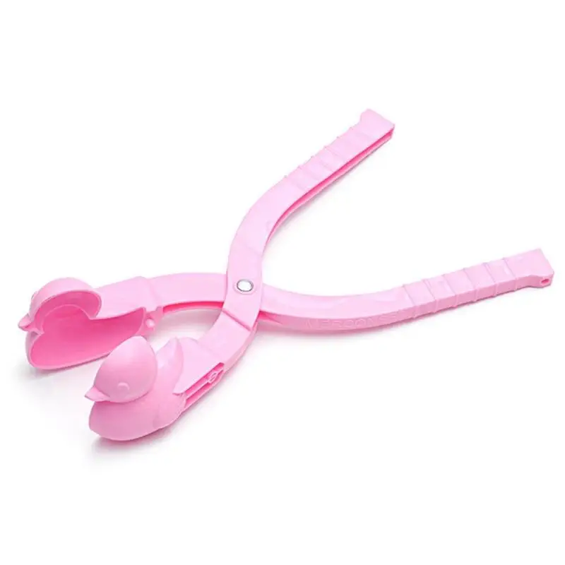 lower price Cartoon Duck Snowball Maker Clip Kids Winter Outdoor Sports Snow Sand Mold Fight Outdoor Sport Tool