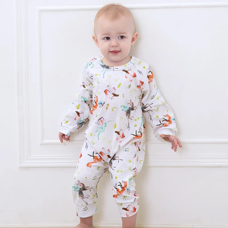 

VTOM Newborn Baby Rompers Infant Toddler Long-Sleeved Rompers Baby Jumpsuits Baby Cotton Clothes For Boys And Girls ZXH9