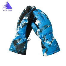 Очень толстые лыжные перчатки, зимние спортивные уличные теплые водонепроницаемые перчатки для мужчин и женщин, для катания на лыжах, сноуборде, увеличивающие до 130 г, изоляционные