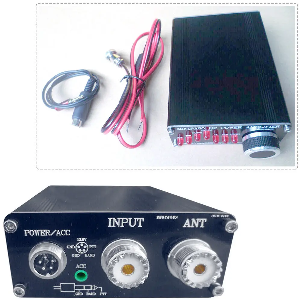 Minipa50 45W усилитель мощности HF для YASEU FT 817 ICOM IC 703 Elecraft KX3 QRP Частотный диапазон: 80m 40m 30