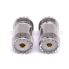 JX Store 2pcs RF coaxial coax adapter UHF PL259 SO239 to UHF PL259 SO239 type Connector ► Photo 3/6