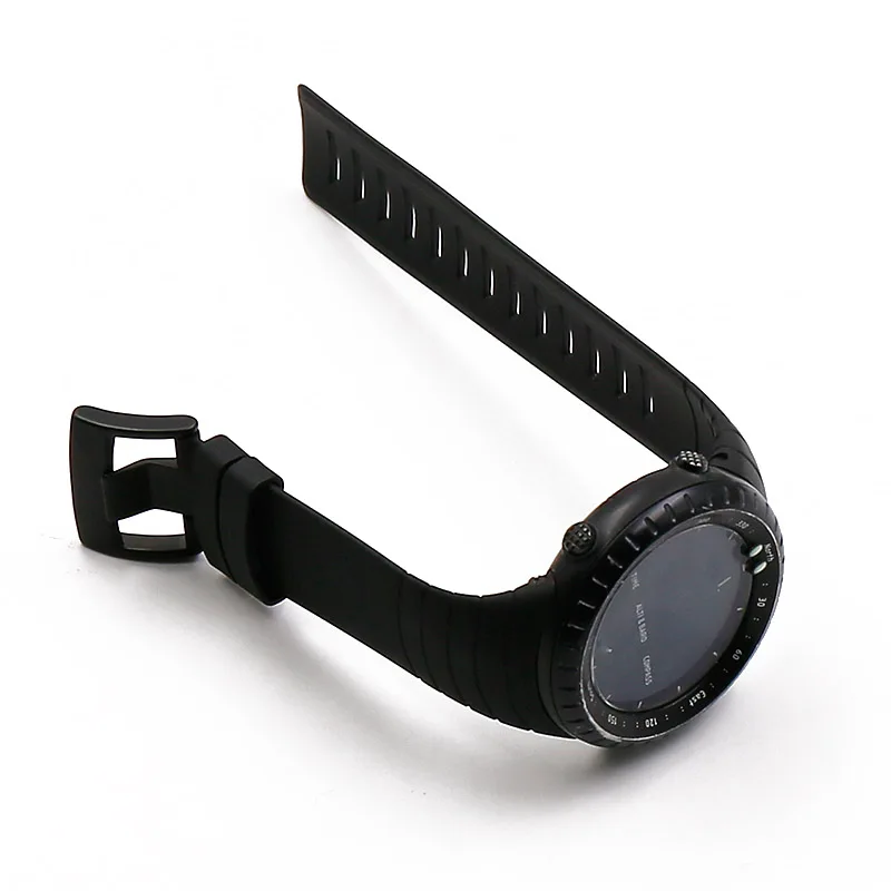 Men's Watch band For Suunto core Rubber Strap Women's Watch Accessories Outdoor Sports Waterproof Bracelet and Tool Screw