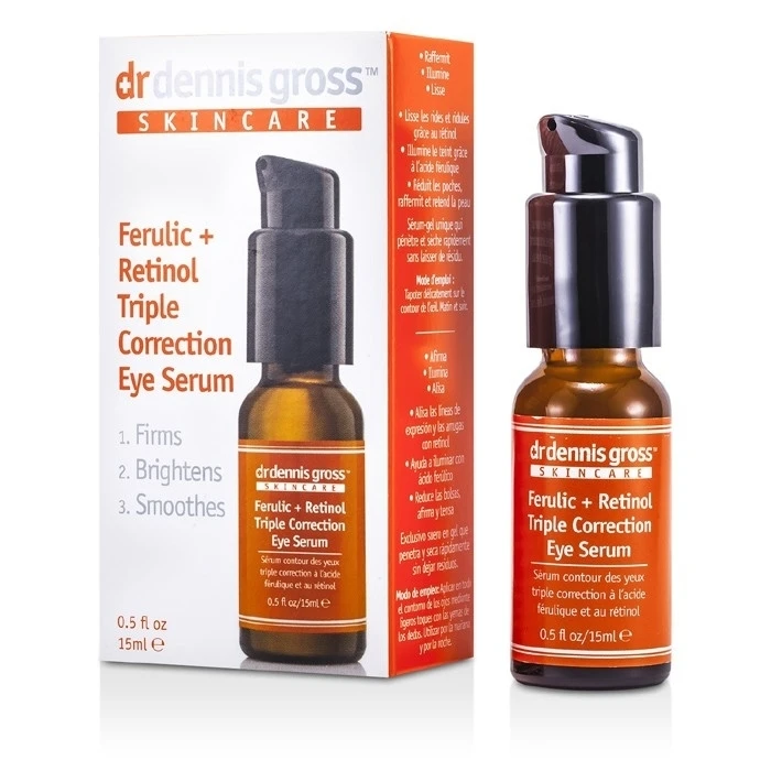 Dr Dennis Gross-Ferulic + ретинол Тройная коррекция сыворотки для глаз |