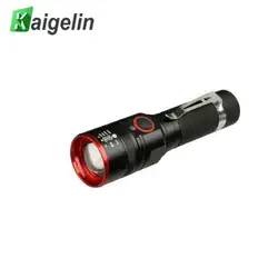 Kaigelin XML-T6 Micro Зарядка через usb индикатор регулируемый фокус EDC серии 18650 алюминий сплав вопиющий фонарик