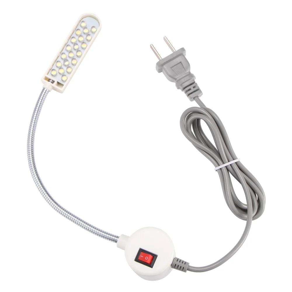 

12/20/30LED Portable Sewing Machine Light LED Light Magnetic Mounting Base Gooseneck Lamp for All Sewing Machine Lighting