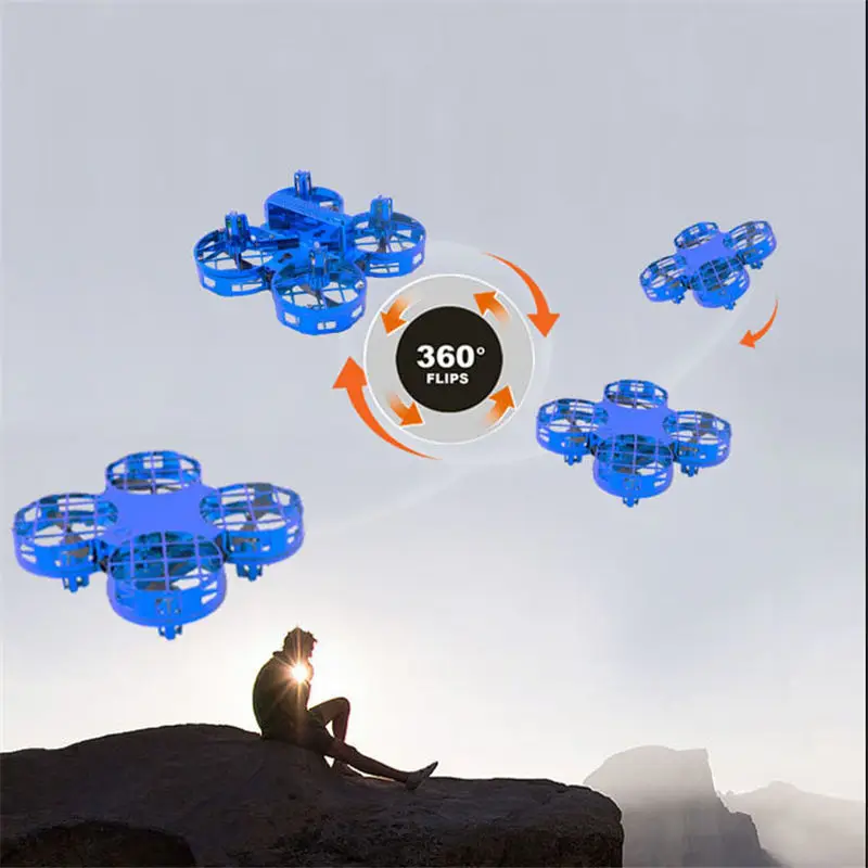 Newest Induction Quadcopter Mini Drone Photograph Small Intelligent Induction Remote Control Quadcopter Aircraft Helicopter Toy 