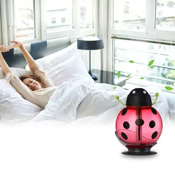

CAR Purifier Cleaner Beetle Night Light Humidifier USB Mini Aroma Purifier Car Humidifier With Suction Cup Air Purifier