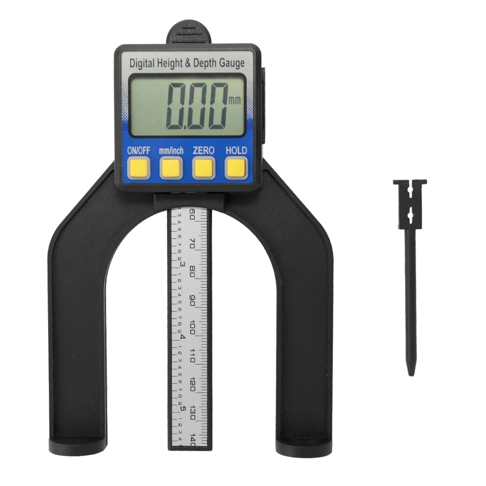 

High LCD Digital Display Slide Caliper Vernier Ruler Height and Depth Gauge with Measuring Range 0-85mm with Magnets