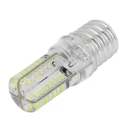 E17 гнездо 5 W 64 Светодиодный лампа 3014 SMD Освещение чистого белого цвета AC 110 V-220 V