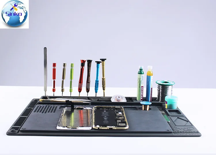 

ESD Heat Insulation Working Mat Heat-resistant BGA Soldering Station Repair Insulation Pad Insulator Pad Maintenance Platform