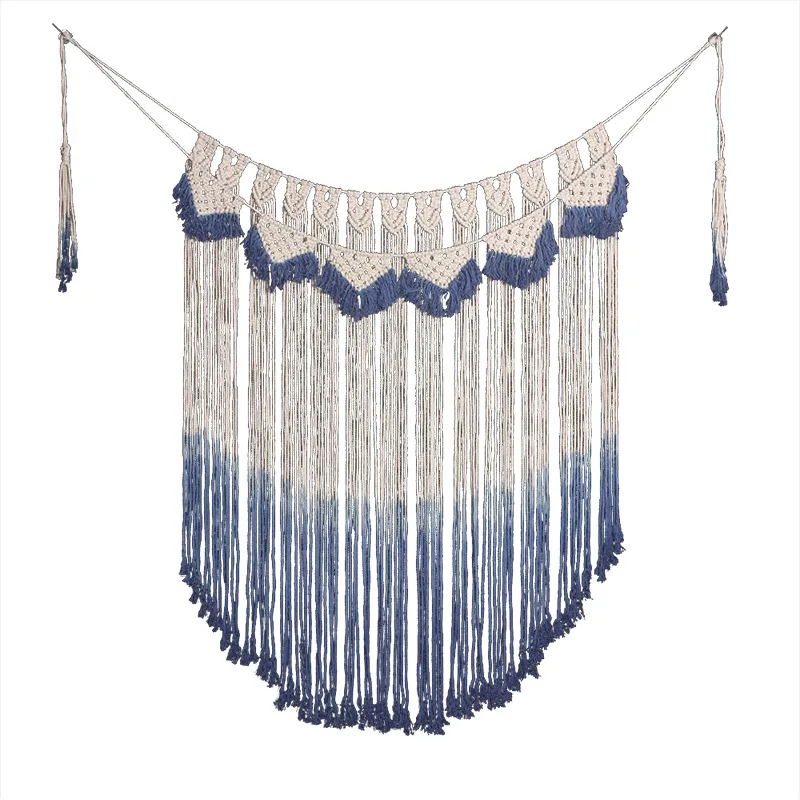 

Macrame Wall Hanging Tapestry Bedroom Home Door Window Curtain Wedding Backdrop Decoration Handmade Tapestry
