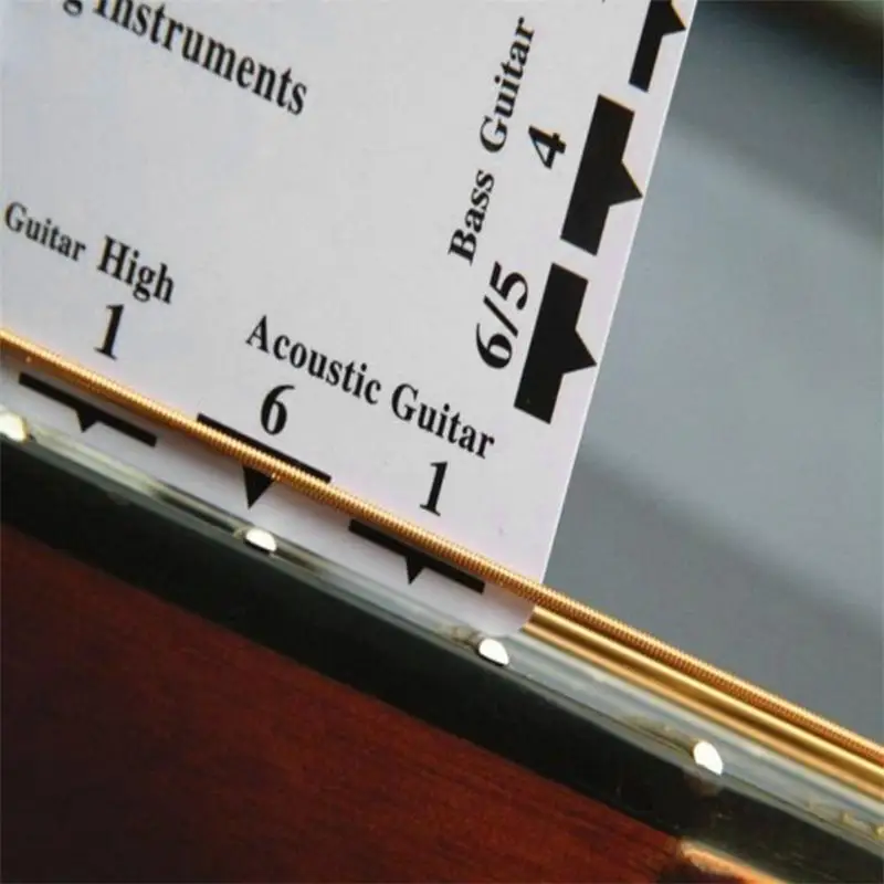 1 шт. гитарный струнный измеритель натяжения струн шаг линейка, измерительный инструмент для бас классической электроакустической гитары lutier инструмент