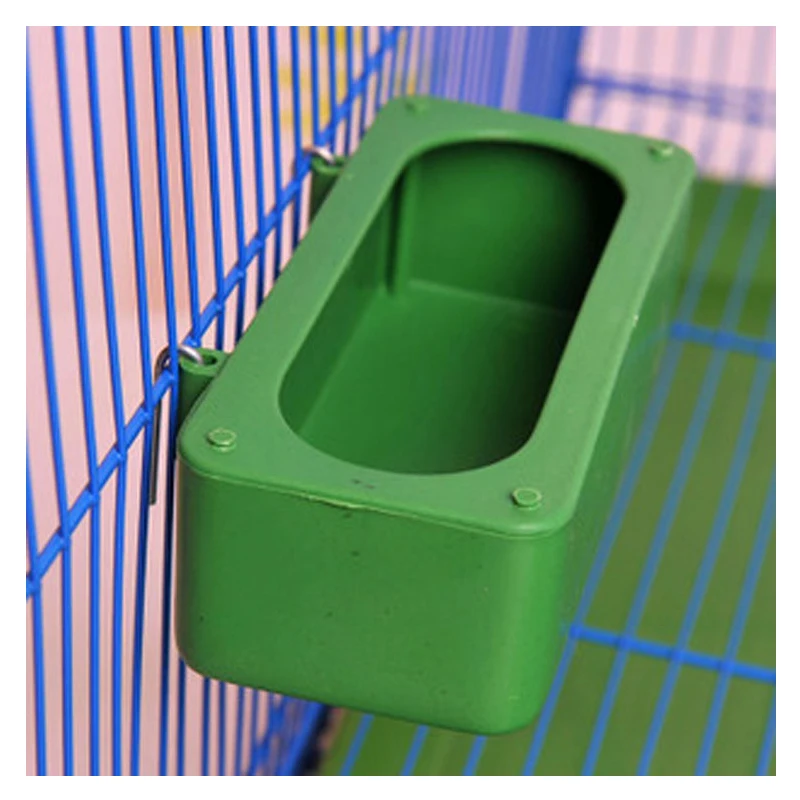 Hamsters Bird Feeder Plastic Manger Boxes Small Animals Poultry Cage Appliances Feeding Drinking Supplies Equipments | Дом и сад