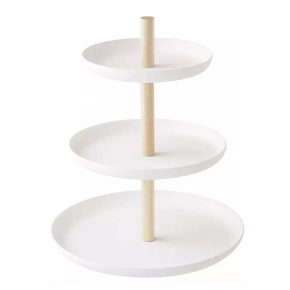 

1PC 3 Tier Cake Fruit Serving Tray for Holiday Party Birthday Wedding