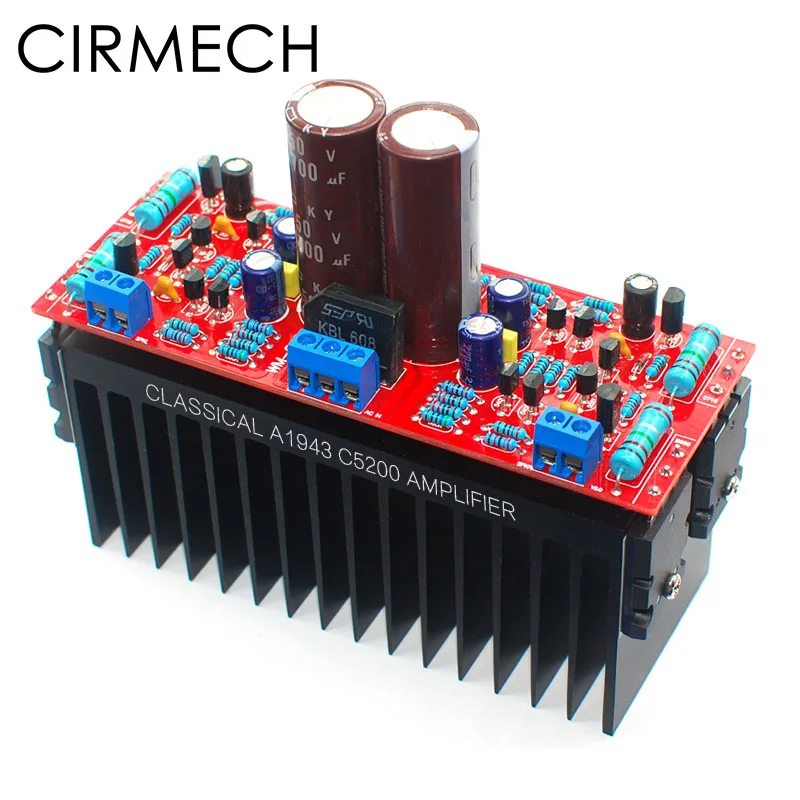 

CIRMECH free shipping JAPAN TOSHIBA TTA1943 TTC5200 transistors class AB stereo amlifier max power 80W per channel