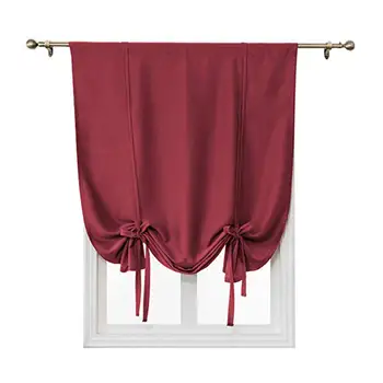 

Roman Blinds Sheer Panel Curtains Decor Living Room Bedroom Window Treatment Door Curtains