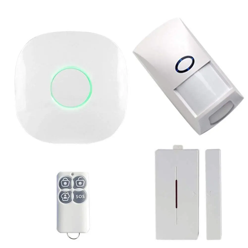 Wireless 433 GSM SMS WiFi Smart Voice Home House Office Security Burglar Alarm Systems Kit Wireless 433 GSM SMS WiFi Smart Voice Home House Office Security Burglar Alarm Systems Kit
