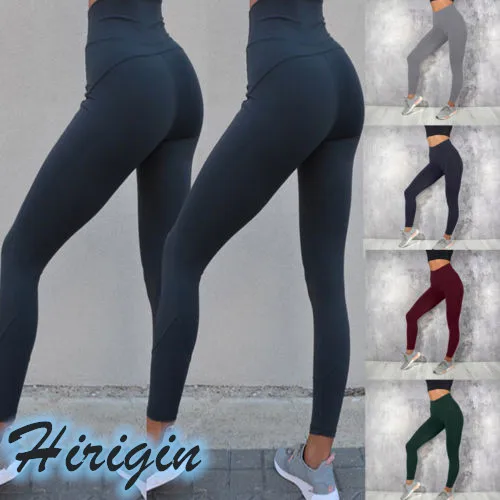 

Women Leggings 2019 New Women's Casual Sport Fitness Leggings Solid Stretch High Waist Skinny Leggings