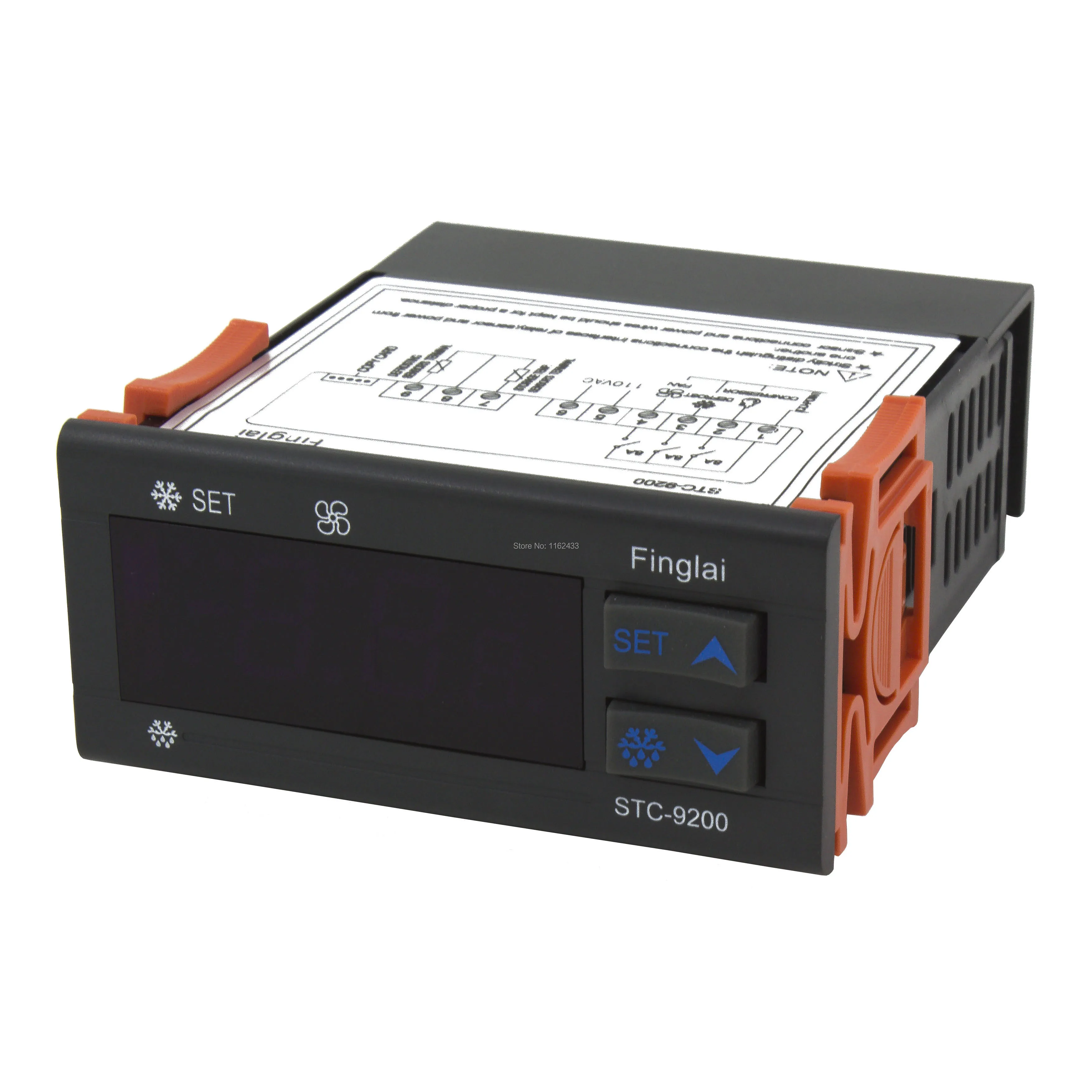 

STC-9200 AC 110V temperature controller with refrigeration defrost fan alarm function and two sensors