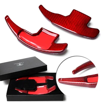 

Carbon Fiber Steering Wheel Paddle Shift Shifer For Ford Mustang 2015 2016 2017