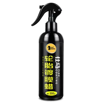 

Car Polish 300ML Tire Coating Agent Wax Brightener Decontamination Glazing Motorcycle Tire Protector Auto