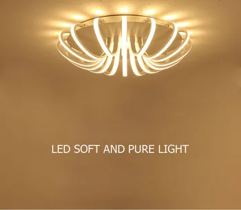 

Simple Creative Circular Ceiling light Lamp White Branch Acrylic novelty lighting With LED bulbs Bedroom Restaurant Lighting