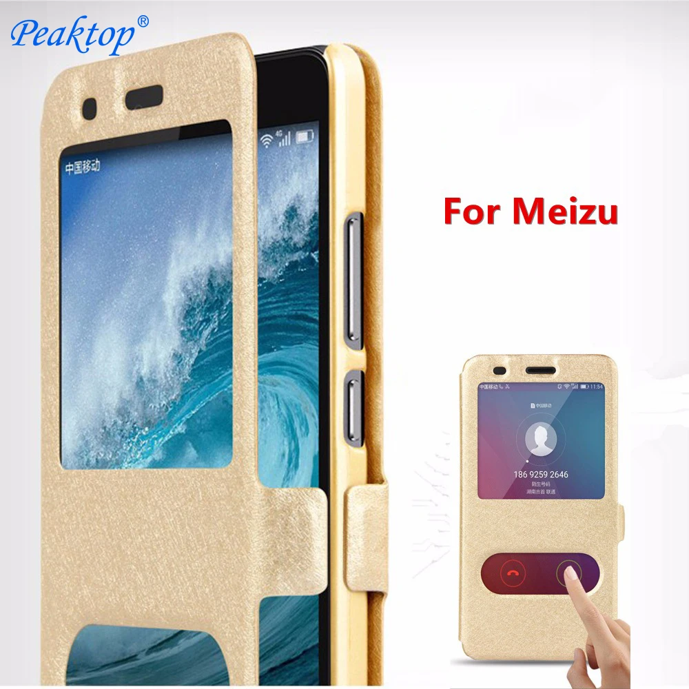

For Meizu M5S M6S M6T M5C M5 M6 M3S M3 M2 Mini Note Leather Flip Book Case On For Meizu M 5 3 6 S T 2 Note A5 Stand Cover Cases