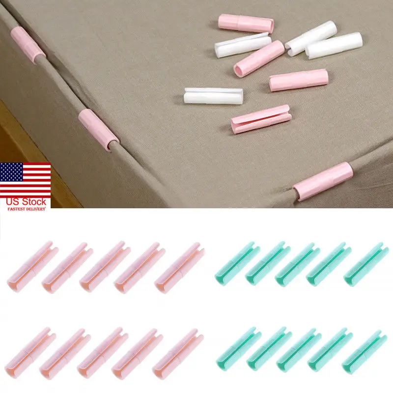 US Multi functional Bed Sheet Fixing Clip Gripper Fastener Clothes
