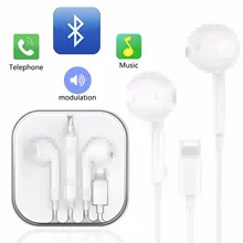 

Wired In-Ear Earphone For iOS Lighting Plug Stereo Headphone For iPhone 7/7Plus/8 /8Plus/X/XS/XS Max/XR earphone iOS Earbuds