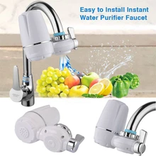 5 уровней фильтрации водопроводной воды очиститель кухонный кран моющийся керамический активированный уголь ржавчины удаление бактерий замена фильтра