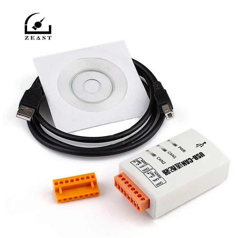 

USBCAN-2C Instrument Signal Transmitter Industrial Grade Isolation Intelligent CAN Interface Card Compatible With ZLG